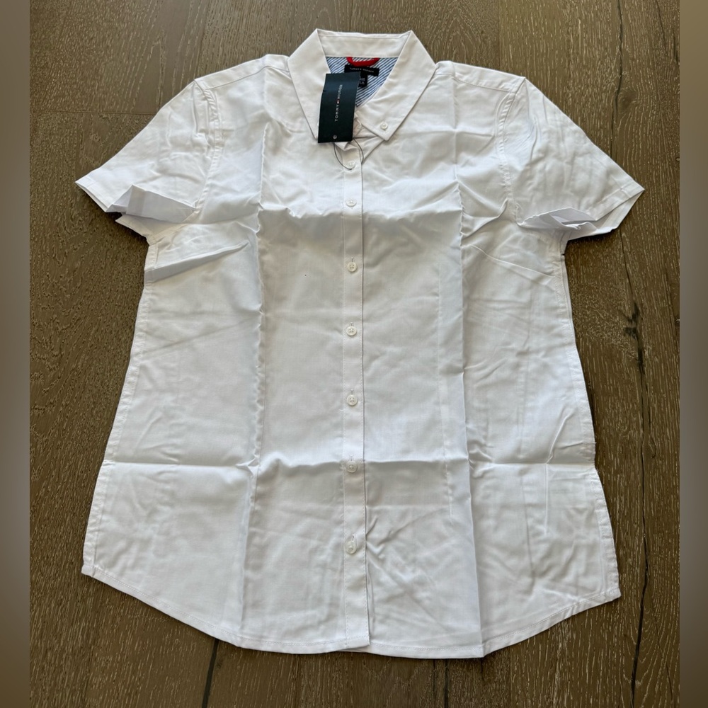Tommy Hilfiger white button-down shirt